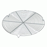 GRILLE RONDE CHROMÉE 3 PIEDS DIAMÈTRE 280MM_312 503 - MATFER