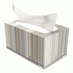 LOT DE 6 - PAPIER ESSUIE-MAINS PLIAGE ENCHEVÊTRÉ KLEENEX - BOÎTE DE 70