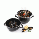 POT À MOULES ÉMAILLÉ 2,3 LITRES