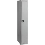 VESTIAIRE DE BUREAU UNIVERSAL CLASSIQUE - MÉTAL - ELÉMENT  DÉPART  - CORPS GRIS - PORTES GRIS