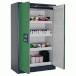 ARMOIRE SÉCURITÉ Q-PEGASUS-90 Q90.195.120.WDAC GRIS/VERT - MANUTAN COLLECTIVITÉS