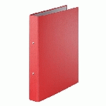 CLASSEUR 2 ANNEAUX CARTONNÉ EXACOMPTA A4 - DOS 4 CM ROUGE
