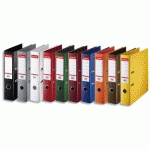 CLASSEUR EN PLASTIQUE STANDARD, A4, 50 MM, ASSORTI - LOT DE 10
