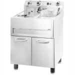 FRITEUSE ÉLECTRIQUE SUR PIEDS 2 X 13 LITRES