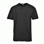 LOT DE 3 - PORTWEST B120 T-SHIRT THERMIQUE MANCHES COURTES NOIR - TAILLE XL