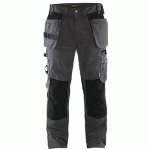 PANTALON DE TRAVAIL ARTISAN GRIS FONCÉ/NOIR TAILLE 38 - BLAKLADER