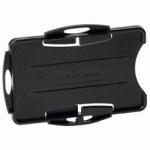 PORTE-BADGE 'ECO', POUR 2 BADGES, NOIR