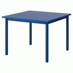 TABLE MALIBU 80X80CM T3 4P STRA ABS BLEU U525/BLEU 5005