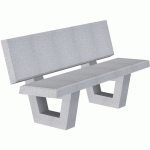 BANC MIAMI BÉTON GRIS SABLÉ