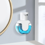 DISTRIBUTEUR DE SAVON AUTOMATIQUE ÉGLABLE 420ML DISTRIBUTEUR SAVON MURAL RECHARGEABLE USB DISTRIBUTEUR DE SAVON MOUSSE ÉLECTRIQUE POUR SALLE DE BAINS