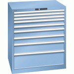 LISTA - ARMOIRE À TIROIRS (HXLXP) 100 X 87 X 72,5 CM KEY LOCK R5012