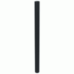 POTELET URBIN TÊTE BOMBÉE MÉTAL HTR 1 M Ø 76 MM - GRIS 7016 - BUTON DESIGN