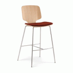 TABOURET CODICI ASSISE TAPISSÉE - BRIQUE