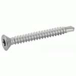 VIS AUTOPERCEUSE À TÔLE - TÊTE FRAISÉE - TORX - INOX A2 - 4,8X38 - B200 ACTON