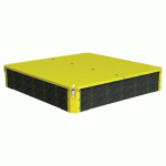 BAC SABLE ARBANE 120X120 CM COUV URBECOL IPRA/ALU JAUNE 1016 - URBEMOB