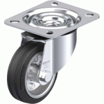 BLICKLE - ROULETTE PIVOTANTE Ø 80MM BANDAGE CAOUTCHOUC SBR 50KG - LE-VE 80R