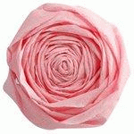 LOT DE 14 - PAPIER CRÉPON, ROSE PÂLE