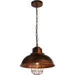 AXHUP - LUSTRE SUSPENSION INDUSTRIELLE RÉTRO E27 33CM BRONZE PLAFONNIER LUMINAIRE CUISINE CAFÉ SALON RESTAURANT 1PCS