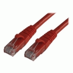 MCL RJ45 CAT6 A U/UTP 5M CÂBLE DE RÉSEAU ROUGE CAT6A U/UTP (UTP)