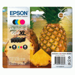 PACK EPSON 604XL DE 4 CARTOUCHES 1 NOIR ET 3 COULEURS POUR IMPRIMANTE JET D