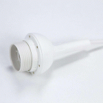 PFERDEKAEMPER SUSPENSION E27, LONGUEUR 80 CM, BLANC