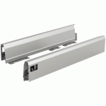 PROFILS ARCITECH-HAUTEUR 94 MM-ARGENT-L270 MM HETTICH