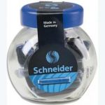 SCHNEIDER POT DE 30 CARTOUCHES D'ENCRE BLEU ROYALE EFFAÇABLE