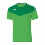 T-SHIRT DE FOOT MANCHES COURTES FEMME - JAKO - CHAMP 20 VERT