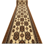 TAPIS DE COULOIR BCF ZEGARY BEIGE 100 CM BEIGE 100X230 CM