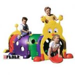 *AIRE DE JEU CHENILLE &NDASH; POSSIBLE AGRANDISSEMENT - A PARTIR DE 3 ANS- FRAIS DE PORT OFFERTS