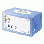 CHIFFON DE NETTOYAGE BLEU TORK LONGUE DURÉE W8, MULTI-USAGES, 40 CHIFFONS