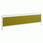 PANNEAU ÉCRAN CADRE BLANC L 180 CM POUR BUREAUX ARCH - DÉCOR VERT OLIVE