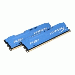 HYPERX FURY - DDR3 - KIT - 8 GO: 2 X 4 GO - DIMM 240 BROCHES - 1866 MHZ / PC3-14900 - MÉMOIRE SANS TAMPON