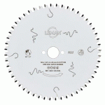 LAME DE SCIE CIRCULAIRE HM FINE POUR ALU - Ø260X30X2,40MM - 80 DENTS TP NÉGATIVE LEMAN