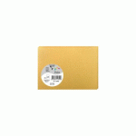 LOT DE 4 - PAQUET DE 25 CARTES SIMPLES POLLEN 110X155MM 210G/M2 - OR