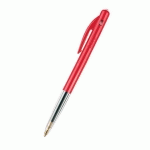 LOT DE 50 - STYLO BILLE BIC M10 RÉTRACTABLE POINTE 1 MM - ÉCRITURE MOYENNE ROUGE
