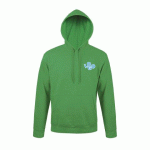 SWEAT-SHIRT AVEC CAPUCHE MIXTE PUBLICITAIRE SOL’S VERT - MARQUAGE MULTICOLORE