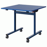 TABLE MALIBU RAB. 80X80 T5 DL STRA ABS BLEU U525/BLEU 5005