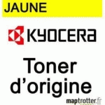 TK-5160Y - TONER JAUNE - PRODUIT D'ORIGINE KYOCERA - 12 000 PAGES