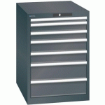 ARMOIRE NOIR 564X725X800 AVEC 7 TIR. 75KG _ 14.354.060 - LISTA