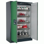 ARMOIRE SÉCURITÉ Q-PEGASUS-90 Q90.195.120.WDAC GRIS/VERT - ASECOS