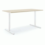 BUREAU RÉGLABLE EN HAUTEUR STEELFORCE PRO 300 - BLANC CHÊNE - ACTIFORCE