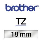 P-TOUCH RUBAN TITREUSE BROTHER - TZE - ÉCRITURE NOIR / FOND TRANSPARENT - 18 MM X 8 M - MODÈLE TZE-141