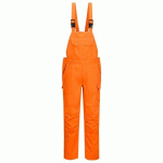 PORTWEST FR449 COTTE À BRETELLES FR BIZFLAME WORK CL2 ORANGE - TAILLE L