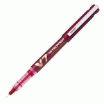 STYLOS ROLLER PILOT HI-TECPOINT V7 RECHARGEABLE POINTE 0,7 MM ROUGE