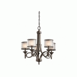 CHANDELIER LACEY 5XE14 H: 65.6 Ø: 63.5