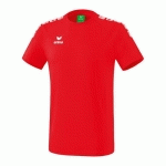 T-SHIRT - ERIMA - 5-C ESSENTIAL ROUGE/BLANC