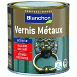 VERNIS MÉTAUX - PROTECTION TOUS MÉTAUX EXTÉRIEURS - MAT - 0,5 L BLANCHON