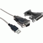 ADAPTATEUR USB 2.0 A SERIE DB9/DB25 DACOMEX - DACOMEX