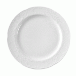 ASSIETTE PLATE EN PORCELAINE HÔTELIÈRE SÉRIE « FLORE » 30CM